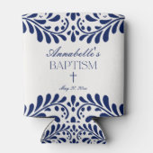 ブルータラベラタイルスペインのフィエスタバプテスマ 缶クーラー (裏面)