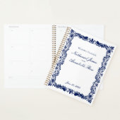 ブルータラベラタイルスペインのフィエスタ結婚フローラ プランナー手帳 (ディスプレー)