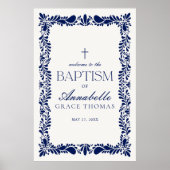 ブルータラベラタイルフィエスタスペインのバプテスムウェルカム ポスター (正面)