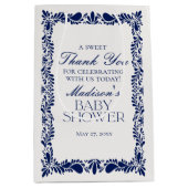 ブルータラベラタイルフィエスタベビーシャワーウィーズ ミディアムペーパーバッグ (正面)