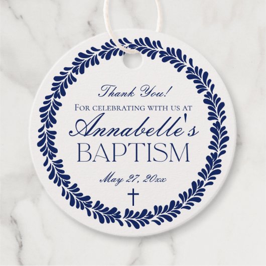 ブルータラベラタイルフィスペインのエスタバプティスサークル フェイバータグ (正面)