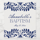 ブルータラベラタイルフィスペインのエスタバプテスマ ワインラベル (シングルラベル)