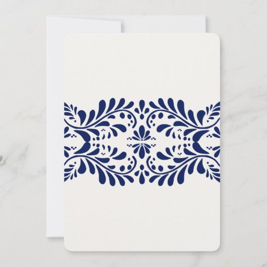 ブルータラベラタイルフィスペインのエスタバースデーパーティー 招待状 (裏面)