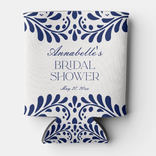 ブルータラベラタイルフィスペインのエスタブライダルシャワー 缶クーラー (正面)