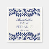 ブルータラベラタイルフィスペインのエスタベビースプリンクル スタンダードカクテルナプキン (正面)