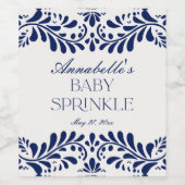 ブルータラベラタイルフィスペインのエスタベビースプリンクル ワインラベル (シングルラベル)