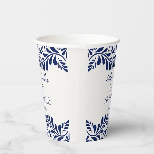 ブルータラベラタイルフィスペインのエスタベビースプリンクル 紙コップ (右)