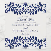 ブルータラベラタイルフィスペインのエスタ結婚ズ ワインラベル (シングルラベル)