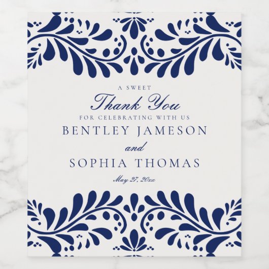 ブルータラベラタイルフィスペインのエスタ結婚ズ ワインラベル (シングルラベル)