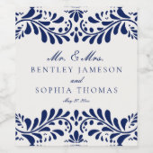 ブルータラベラタイルフィスペインのエスタ結婚ズ ワインラベル (シングルラベル)