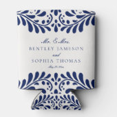 ブルータラベラタイルフィスペインのエスタ結婚式の引き出物 缶クーラー (裏面)