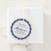 ブルータラベラタイルフィスペインのエスタ誕生日サークル フェイバータグ (インサイチュ)