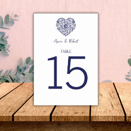 ブルータラベラハート テーブルナンバー