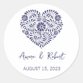 ブルータラベラハート ラウンドシール (正面)