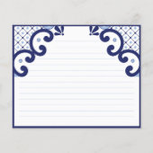 ブルータラベラメキシコタイル |レシピカード (裏面)