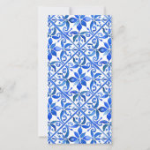 ブルータラベラヴィンテージ結婚メキシコのテーブル番号 (裏面)