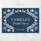 ブルータラベラ結婚メキシコ スパークリングワインラベル (シングルラベル)