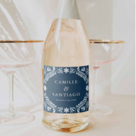 ブルータラベラ結婚メキシコ スパークリングワインラベル