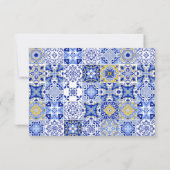 ブルータラベラ・フィエスタスペインの：メキシ結婚コの 出欠カード (裏面)