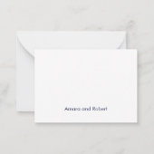 ブルータラベ感謝していラユー ノートカード (裏面)