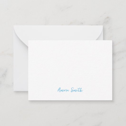 ブルータラベ感謝していラユー ノートカード (裏面)