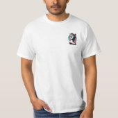 ブルータリスト・レトロ・イエス・ギリシャ像 コロサイ人への手紙2:3 Tシャツ (正面)