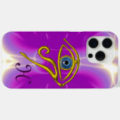 ブルータリスマンホルスアイモノグラムピンク明るい赤紫色 Case-Mate iPhoneケース (裏面 (横))