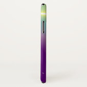 ブルータリスマンモノグラムティール（緑がかった色）、パープルホワイト Case-Mate iPhoneケース (裏面/右)
