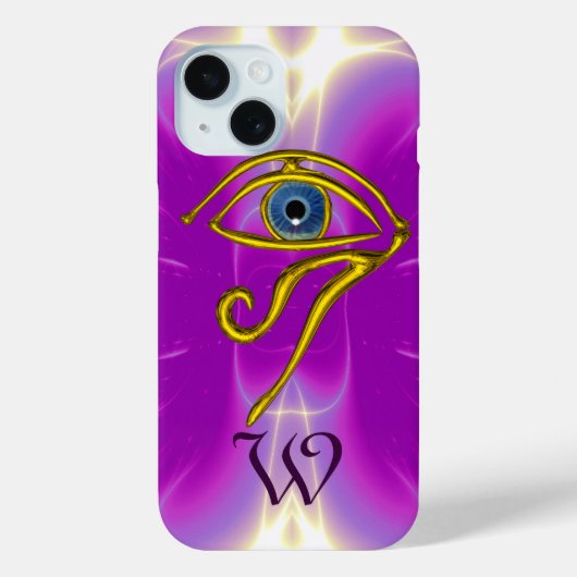 ブルータリスマンモノグラムピンク明るい赤紫色紫 Case-Mate iPhoneケース (裏面)