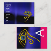 ブルータリスマン・モノグラム黒黄ピンク 名刺 (正面/裏面)