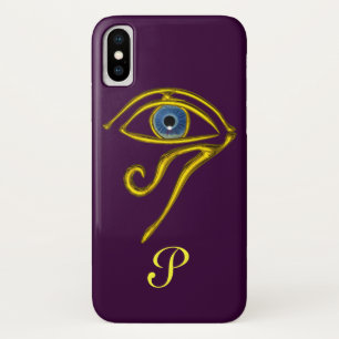 ブルータリスマン・モノグラム・パープル iPhone X ケース