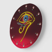 ブルータリスマン、赤ルビー ラージ壁時計 (傾斜)