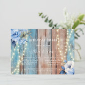 ブルータンウッドフローラライトリハーサルディナー 招待状 (スタンド正面)