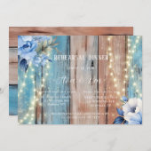 ブルータンウッドフローラライトリハーサルディナー 招待状 (正面/裏面)