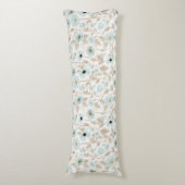 ブルータンエレガントウォーターカラーポピー ボディピロー (正面縦)