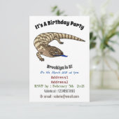 ブルータングリザードの漫画 招待状 (スタンド正面)