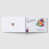 ブルータンジェリン結婚フローラ ゲストブック (全面)