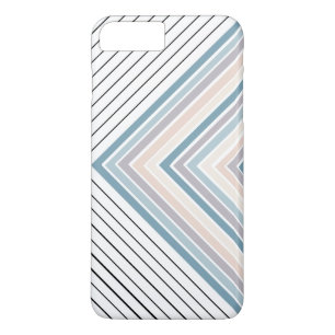 ブルータンストライププラス白黒ストライプ iPhone 8 PLUS/7 PLUSケース