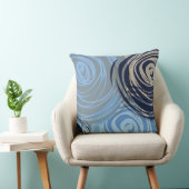 ブルータンスパイラルデザインレトロ装飾用クッション クッション (椅子)