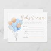 ブルータンテディベアバルーンベビー憶測 ポストカード (正面/裏面)