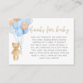 ブルータンテディベアバルーンベビー エンクロージャーカード (正面)