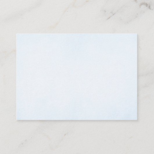 ブルータンテディベアバルーンベビー エンクロージャーカード (裏面)