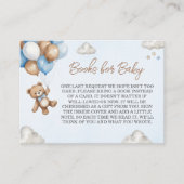 ブルータンテディベアバルーンベビー エンクロージャーカード (正面)