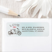 ブルータンデム自転車ラブラベル ラベル (インサイチュ)