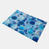 ブルータンブル宝石抽象芸術 ドアマット (アングル)