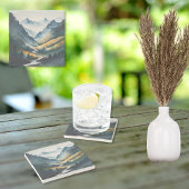 ブルータンマウンテンシーン ストーンコースター