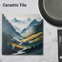 ブルータンマウンテンシーン タイル