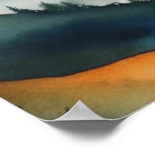 ブルータンマウンテンシーン ポスター (角)