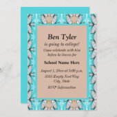 ブルータン抽象芸術オフトゥカレッジ招待状 招待状 (正面/裏面)