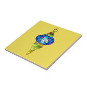 ブルーターキッシュランプモザイクアートウォーターカラー タイル (側面)